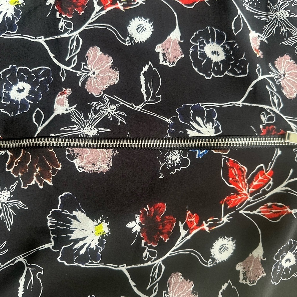 Philosophy Multicolor Floral Women's Bomber Jacket Oversized Layer Sz S Full Zip - Picture 10 of 11